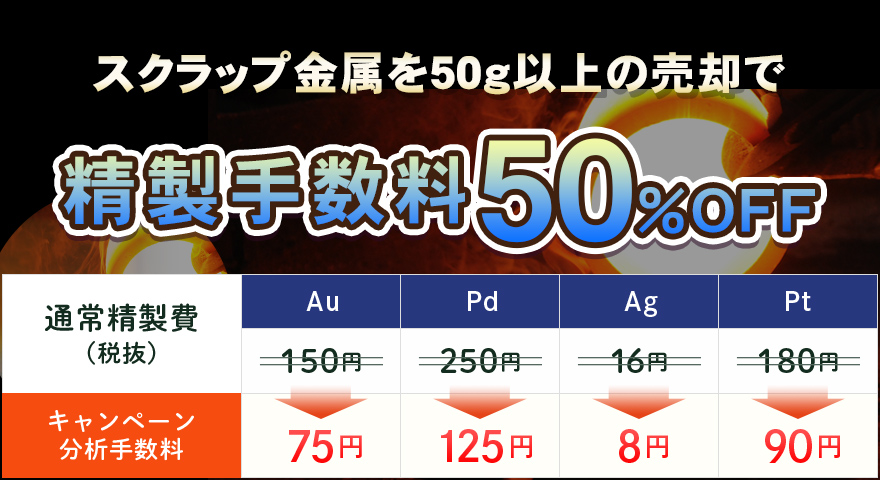 歯科スクラップ金属特典