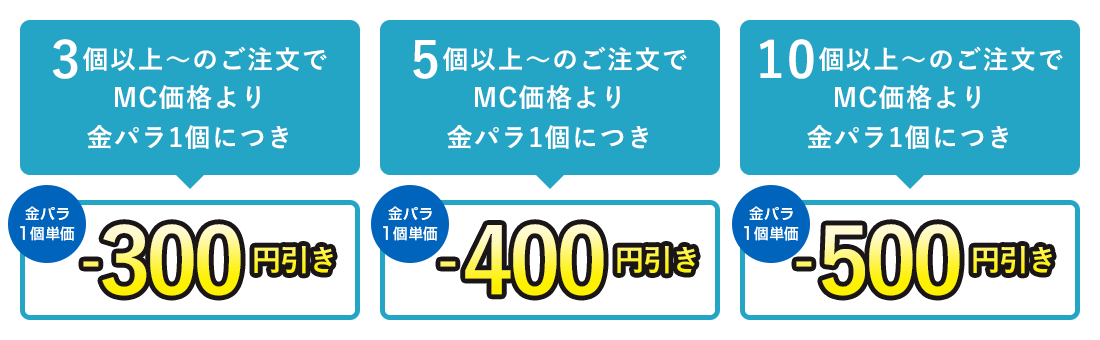 金パラMC販売