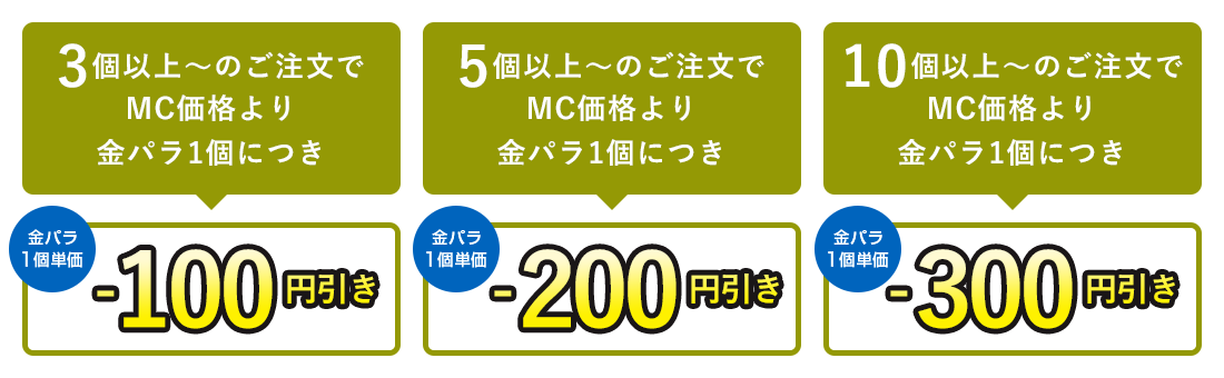 金パラMC販売