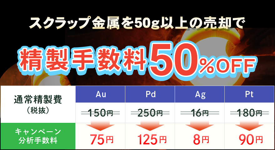 歯科スクラップ金属特典