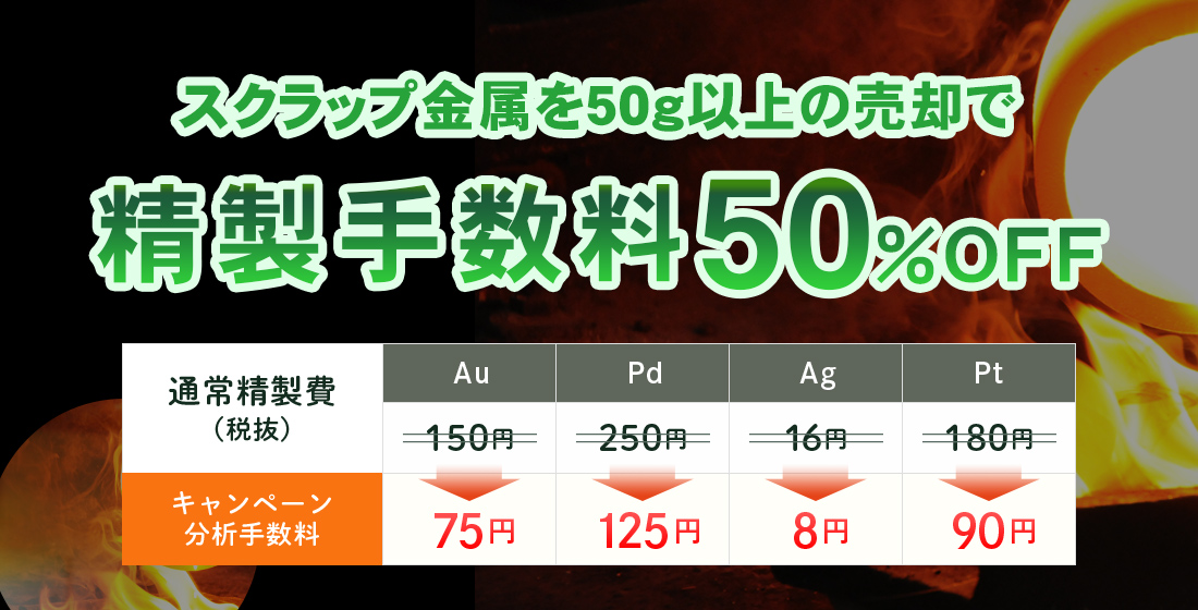 歯科スクラップ金属特典