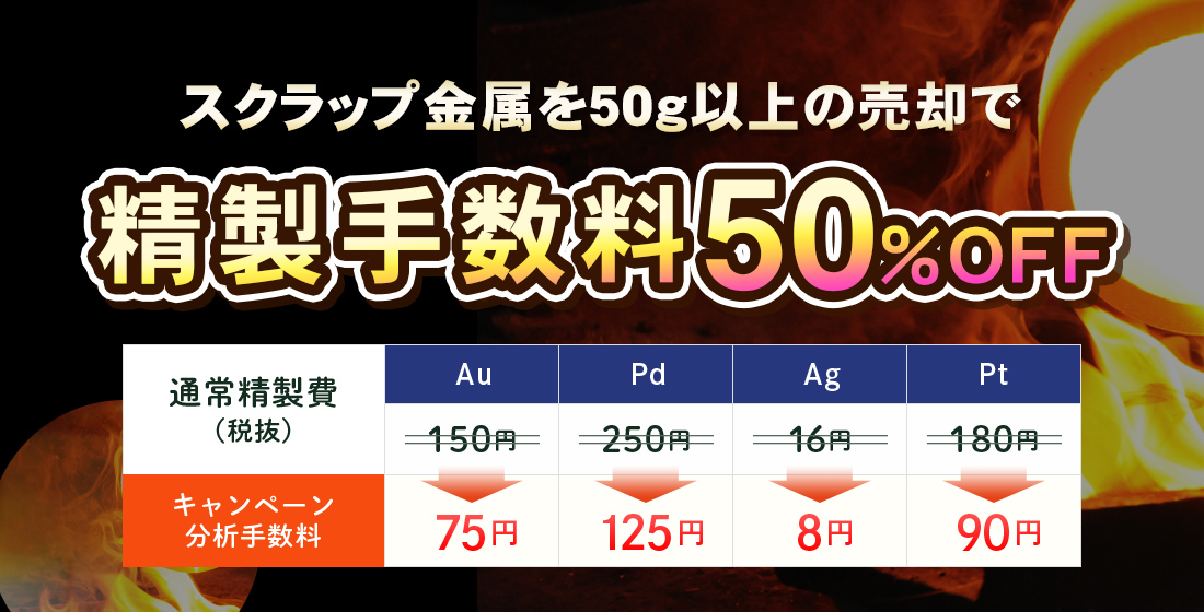 歯科スクラップ金属特典