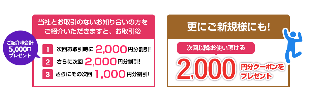 お客様ご紹介キャンペーン