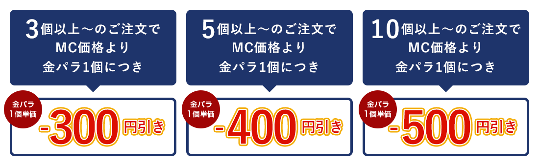 金パラMC販売