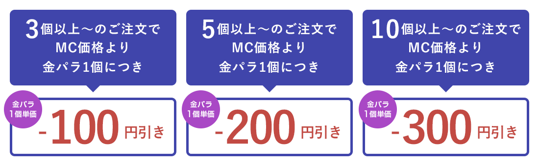 金パラMC販売