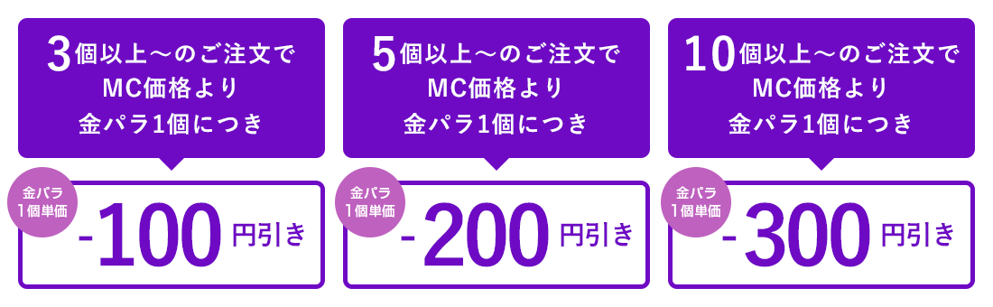 金パラMC販売