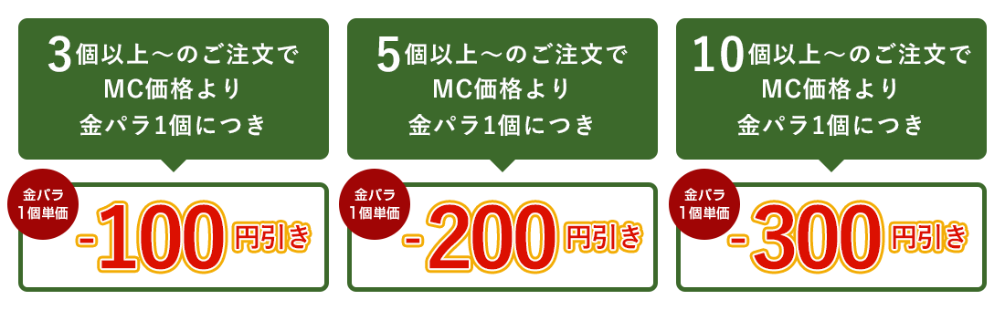 金パラMC販売
